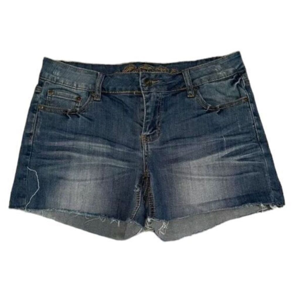 Papaya Blue Denim Jean Shorts Size Large‎